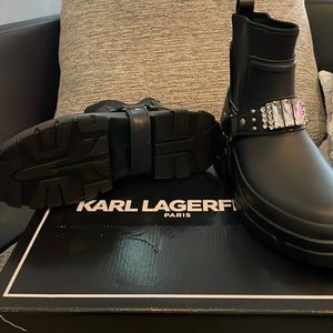 Karl lagerfeld rain boots